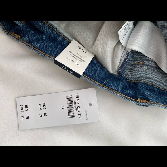 NWT Abercrombie High Rise Mom Jean size 27/4 - Picture 11 of 12